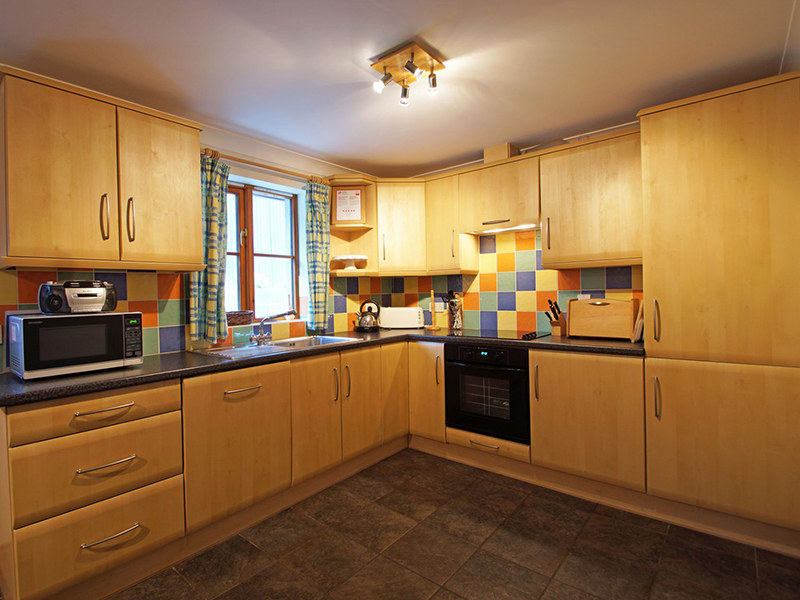 Kitchen at Beudy Bach, our Holiday Cottage in Lampeter, Wales